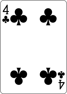 4 of clubs